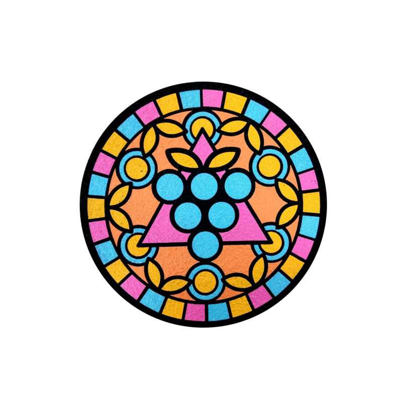 UV/Glow-In-The-Dark Miami Grape Moodmat