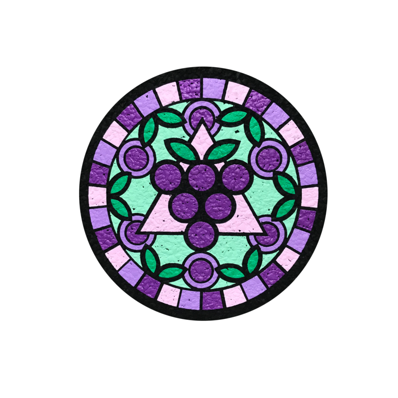 Sacred Grapeometry Moodmat